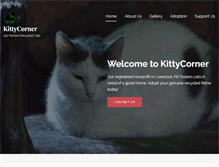 Tablet Screenshot of kittycorner.org